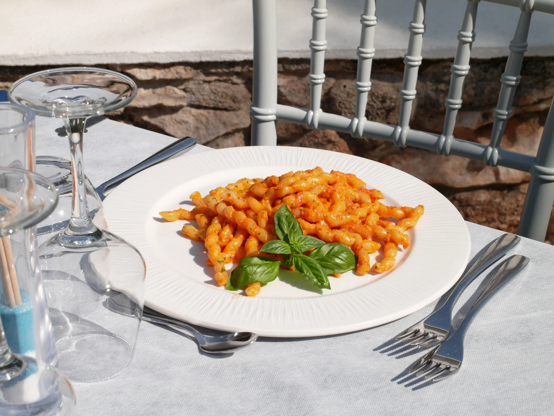 Piatto del ristorante Poseidon a Cala La Luna